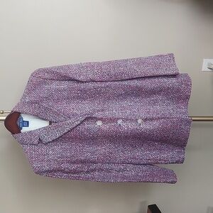 Austin Reed Red, White and Blue Tweed Jacket